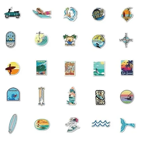 Assorted Surfing Stickers - Picture 4 of 5